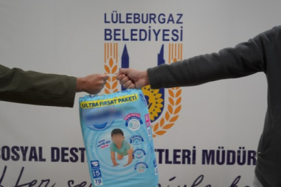 Lüleburgaz Belediyesi'nden İhtiyaç Sahibi Ailelere Umut