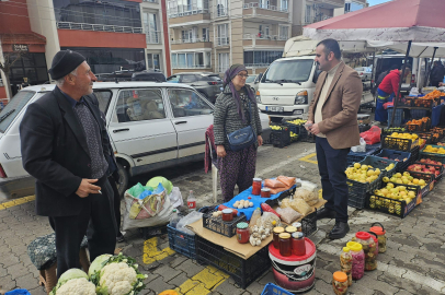 Başkan Martin’den Pazar Yeri Ziyareti