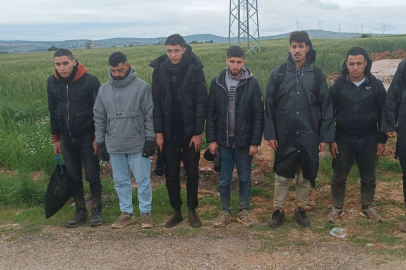 Tekirdağ'da 8 Düzensiz Göçmen Yakalandı