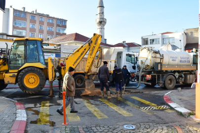 Babaeski’de İçme Suyu Şebeke Hattındaki Arıza Giderildi