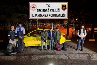 Tekirdağ'da Düzensiz Göç Uygulamasında 5 Göçmen ve 1 Organizatör Yakalandı