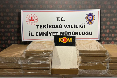 Tekirdağ'da 75 Bin Adet Dolu Makaron Ele Geçirildi