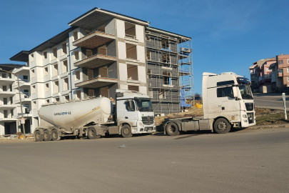 Mahalleli Park Eden TIR’lardan Rahatsız