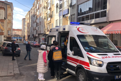 Çorlu'da İki Araç Çarpıştı, 1 Kişi Yaralandı: Kaza Anı Kamerada