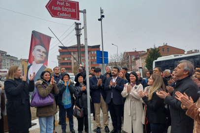 Prof. Dr. Özçelik İsmi Sokağında Yaşayacak