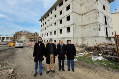 Aksu İnşaatı Süren Yatırımı İnceledi