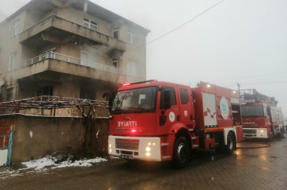 Tekirdağ'da Ev Yangını