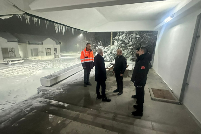 Kırklareli Valisi Uğur Turan Kış Tedbirlerini Yerinde İnceledi