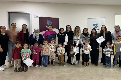 Çocuk Etkinlikleri ve Kadın Çalışmaları Atölyesinde Belgeler Verildi