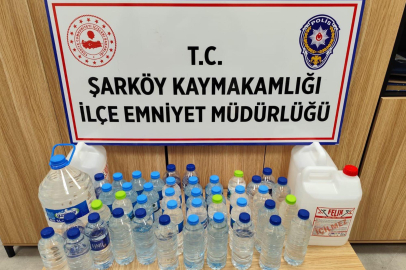 Tekirdağ’da 51 Litre Sahte İçki Ele Geçirildi