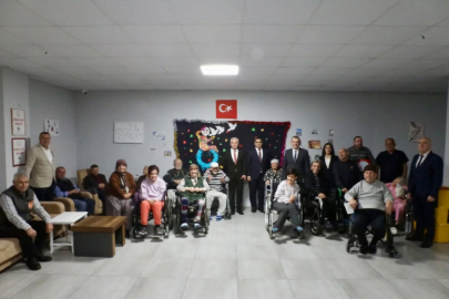 Vali Turan’dan Özel Vize Mete Engelli Bakım Merkezine Ziyaret