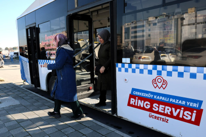 Çerkezköy Belediyesi'nden Ücretsiz Ring Servisi Hizmeti