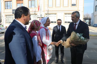 Edirne Valisi Sezer, Lalapaşa'da Ziyaretlerde Bulundu