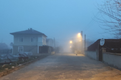 Havsa’da Yoğun Sis Sabah Saatlerinde Etkili Oldu