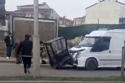 Kapaklı’da Kamyonet İle Mobilet Çarpıştı: 1 Yaralı