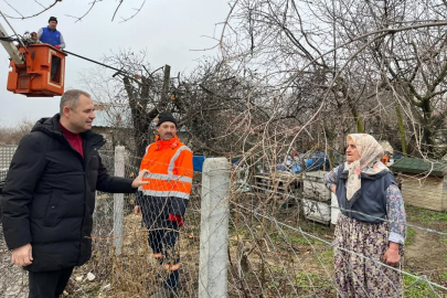 Başkan Bulut, Budama Ekibini Ziyaret Etti