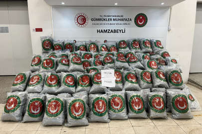 Hamzabeyli Sınır Kapısı'nda Tırda 870 Kilogram Uyuşturucu Ele Geçirildi