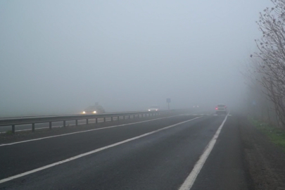 Tekirdağ’da Yoğun Sis Etkili Oldu