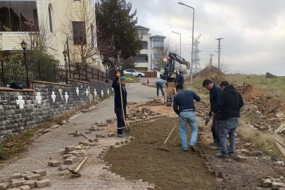 Babaeski’de Üstyapı Çalışmaları Sürüyor