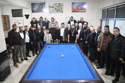 Keşan'da 3 Bant Bilardo Turnuvası Heyecanı