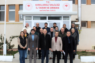 Kırklareli İl Tarım ve Orman Müdürlüğü'nde Koordinasyon ve Değerlendirme Toplantısı