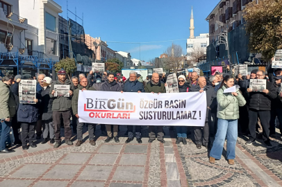 Edirne’de "Özgür Basın Susturulamaz" Açıklaması