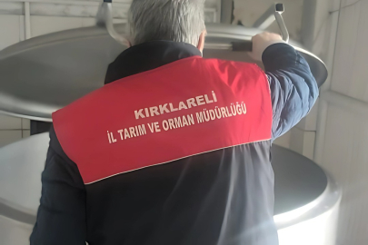 Kırklareli'nde Süt Soğutma Tankları Denetleniyor