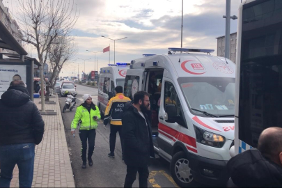 Halk Otobüsü Ani Fren Yapınca 3 Yolcu Yaralandı