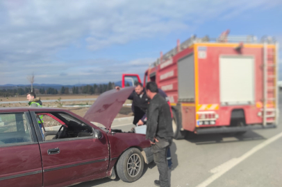 Çanakkale'de TIR ile Otomobil Çarpıştı: 1 Yaralı