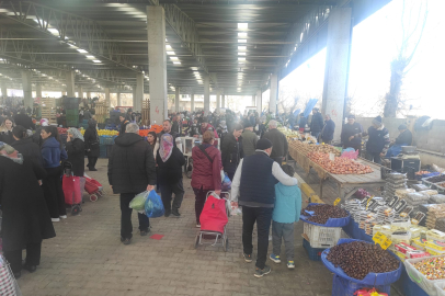 Havsa Halk Pazarı’nda Hava da İlgi de Güzel