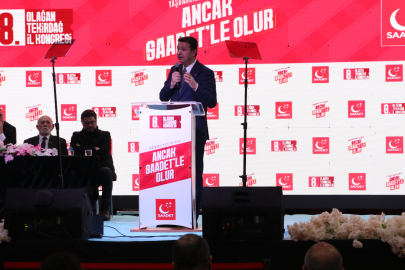 Saadet Partisi Genel Başkanı Arıkan, Partisinin 8. Olağan İl Kongresi'nde Konuştu: