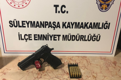 Tekirdağ'da Kurusıkı Tabanca İle Ateş Eden 2 Kişi Yakalandı