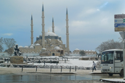 Edirne’de Kar Güzelliği