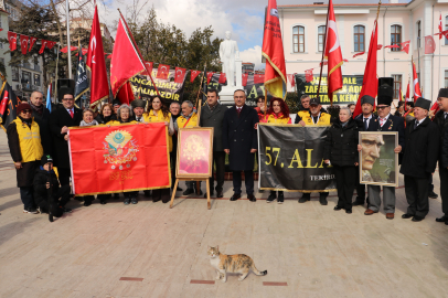 Tekirdağ'da 57. Alay Temsili Sancak Devir Teslim Töreni Düzenledi