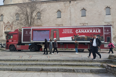 Çanakkale Savaşları Mobil Müzesi Edirne’de