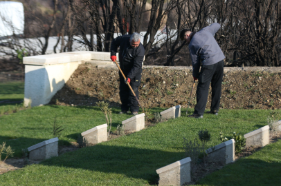 Gelibolu Yarımadası'ndaki Yangında Zarar Gören Anıt ve Mezarlar Yenileniyor