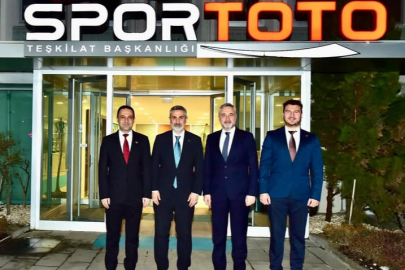 Başkan Yayla, Spor Toto Teşkilat Başkanı Mehmet Ata Öztürk’ü Ziyaret Etti