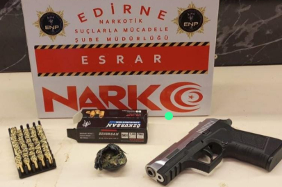 Edirne'de Bir Evde 9,81 Gram Uyuşturucu Skunk Ele Geçirildi