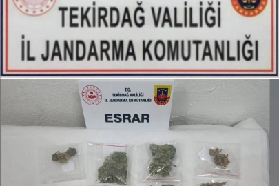 Tekirdağ'da Jandarmadan Uyuşturucu Operasyonları