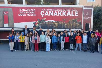 Çanakkale Savaşları Mobil Müzesi Pınarhisar'da Ziyarete Açıldı