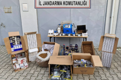 Tekirdağ’da Jandarmadan Silah ve Kaçak Tütün Operasyonu