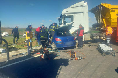 Edirne – Kırklareli Yolunda Kaza: 2 Yaralı