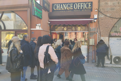 Edirne’deki Döviz Bürolarında Yoğunluk