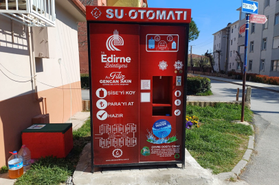 Edirne’deki Su Otomatlarında Sorun Çıktı